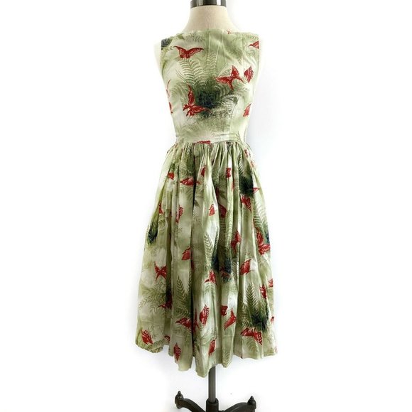 tea length swing dress